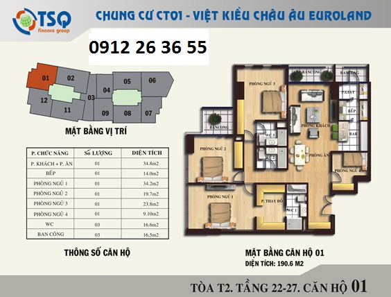 Bán chung cư CT 01 - Làng Việt Kiều Châu Âu - Mỗ Lao -H. ĐÔNG