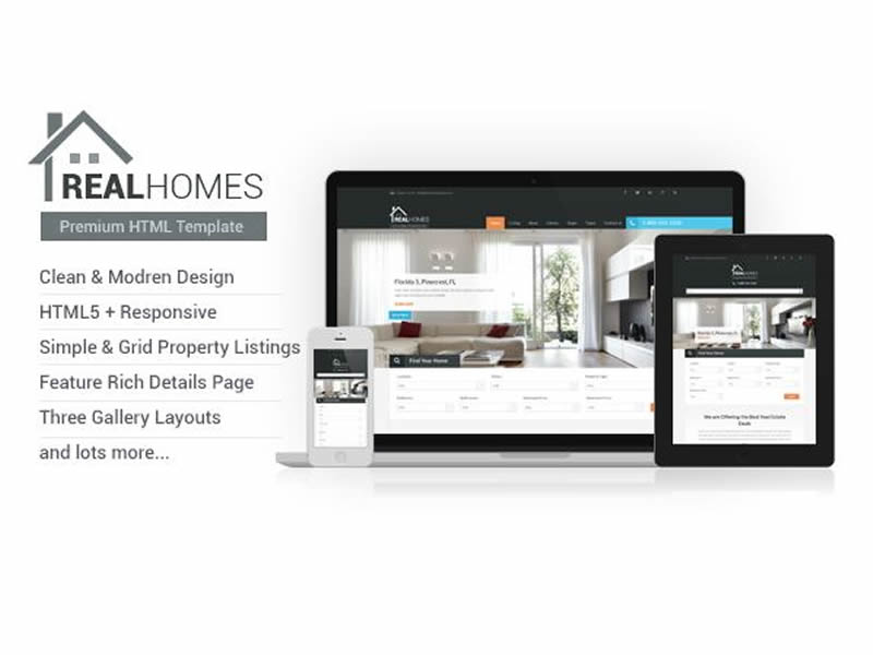 Ảnh giao diện Realhomes - Profesional Responsive