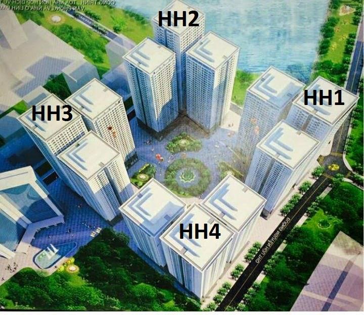 Toàn cảnh dự án chung cư HH4