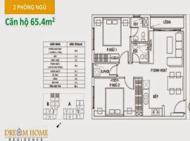 Căn hộ 65.4m2 dự án Dream Home Residence