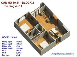 Căn số 10 và 11 dự án nhà ở xã hội Tân Bình Apartm