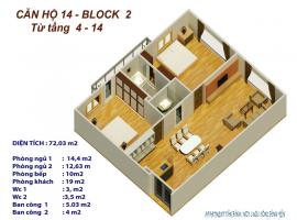 Căn số 14 dự án nhà ở xã hội Tân Bình Apartment