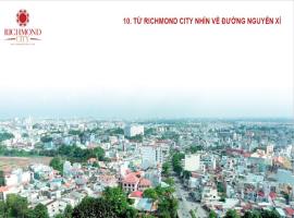 Hướng view đường Nguyễn Xí từ dự án Richmond city