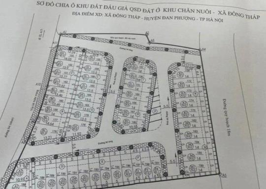 Bộ Tư pháp đề nghị hủy đấu giá 26 lô đất tại Hà Nội