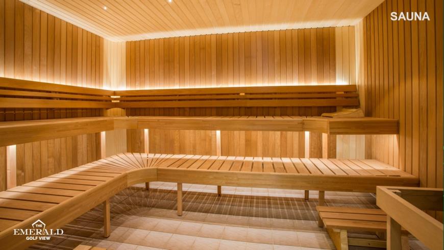 Phòng sauna tại dự án Emerald Golf View
