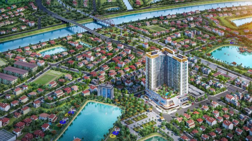 Phối cảnh dự án Vinhomes Sky Park Bắc Giang