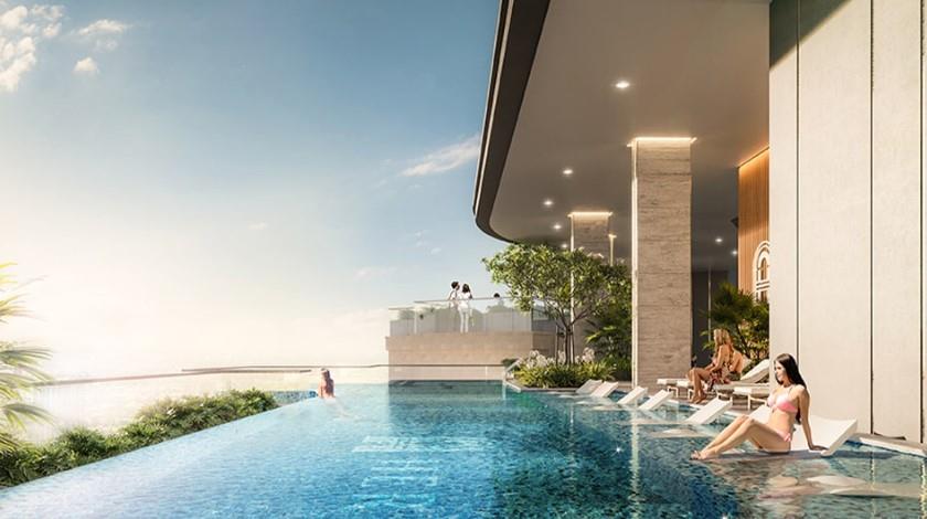 Bể bơi tại dự án Hera Hải Phòng