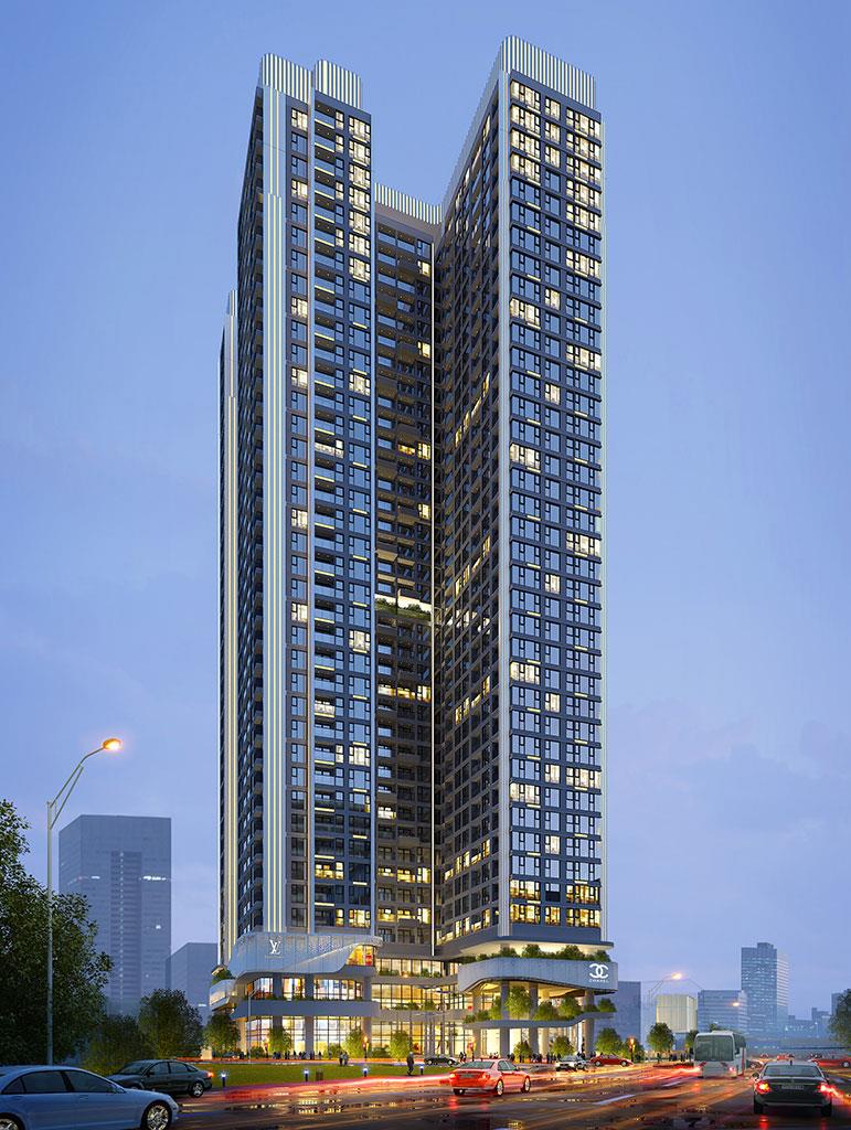 Hình ảnh dự án Hoàng Huy Grand Tower
