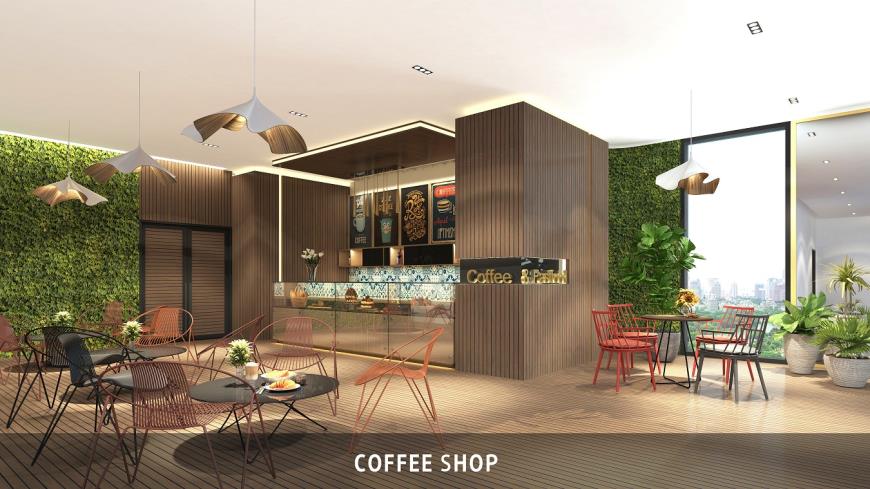 Cafe shop tại dự án Hoàng Huy Grand Tower