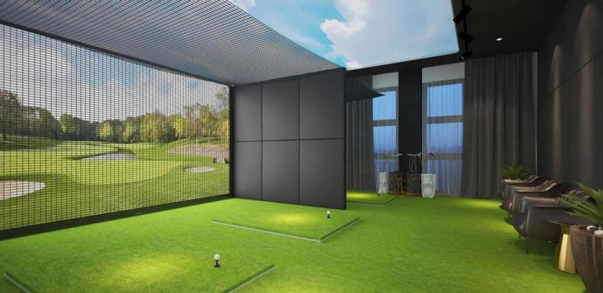 Sân golf trong nhà tại dự án Landmark Tower Đà Nẵng