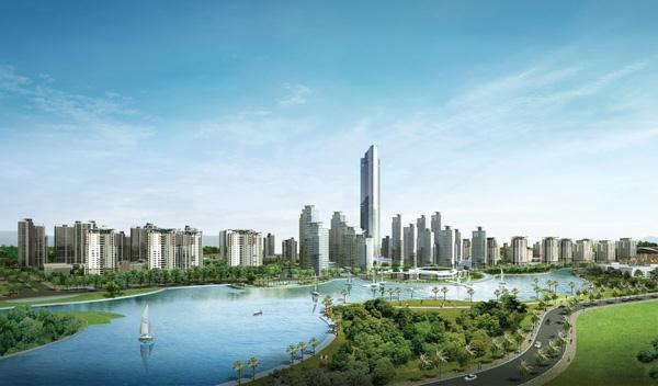 Phối cảnh chung cư dự án khu đô thị mới Bắc An Khánh