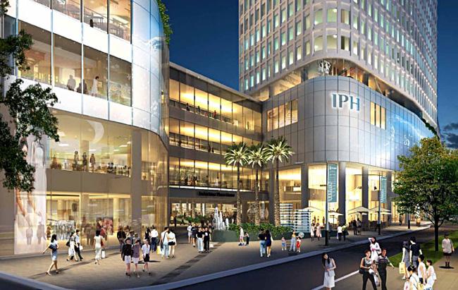 Phối cảnh trung tâm thương mại dự án Indochina Plaza