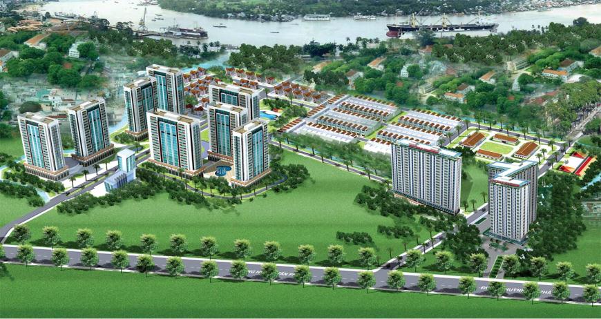 Phối cảnh toàn dự án căn hộ Anh Tuấn Apartment 