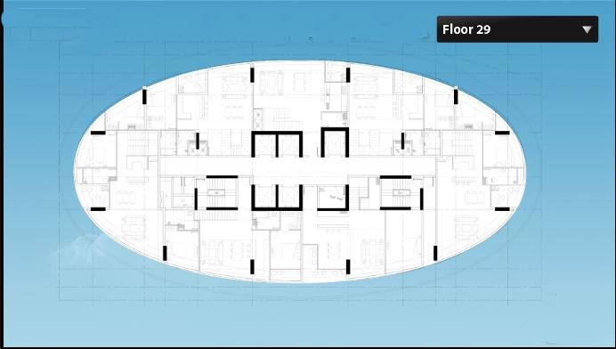 Mặt bằng tầng 29 dự án Lancaster Residences D4