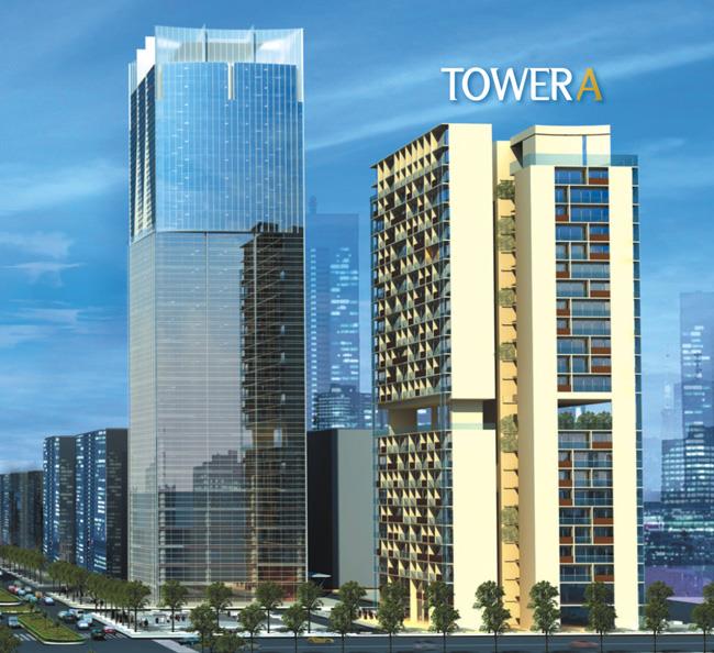Phối cảnh tòa VP4 dự án Chung cư cao cấp Green Life Tower