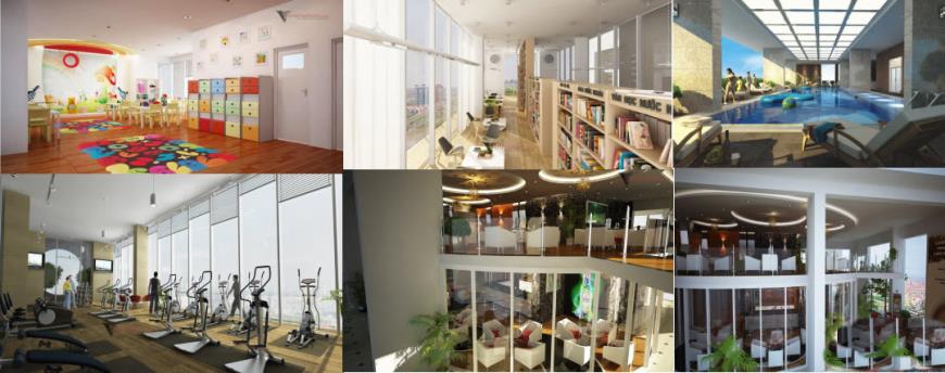 Tiện ích nội khu dự án Chung cư cao cấp Green Life Tower