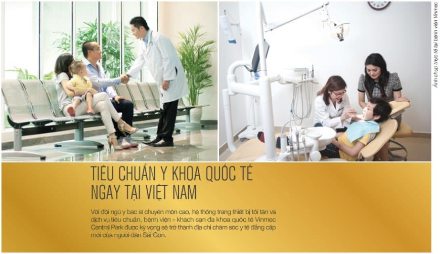 Hệ thống chăm sóc sức khỏe tại  Dự án Vinhomes Phạm Hùng 