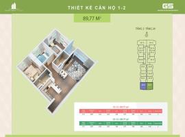 Thiết kế căn hô 1-2 dự án Chung cư Green bay