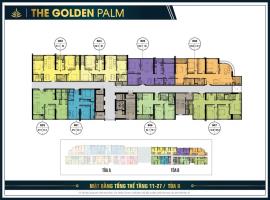 Mặt bằng tầng 11-27 tòa b dự án The Golden Palm Lê