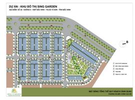 Mặt bằng tổng thể quy hoạch dự án Sing Garden