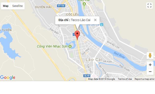 Vị trí dự án Tecco Laò Cai