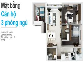 Căn hộ 03 phòng ngủ tại dự án Nha Trang City Centr