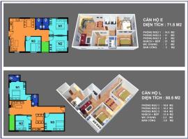 Căn hộ 71,5m2 đến 80,5m2 dự án Chung cư 379