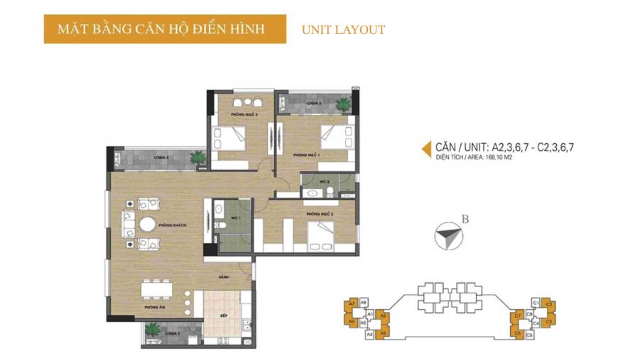 Thiết kế căn hộ 168m2 dự án Udic Westlake