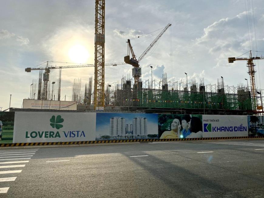Tiến độ xây dựng dự án Lovera Vista