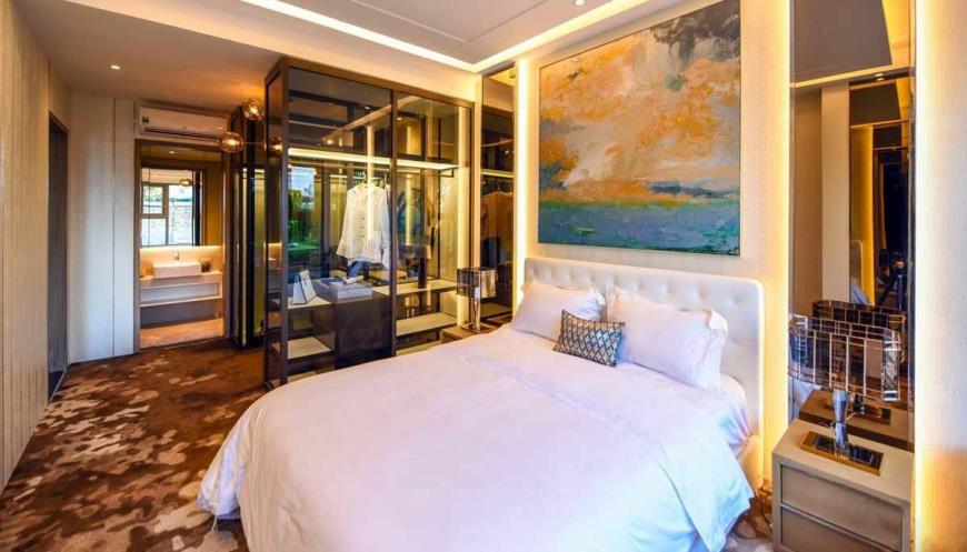 Phòng ngủ tại dự án D’Lusso Emerald